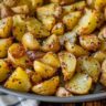 Crispy Lemon Garlic Roasted Potatoes Recipe