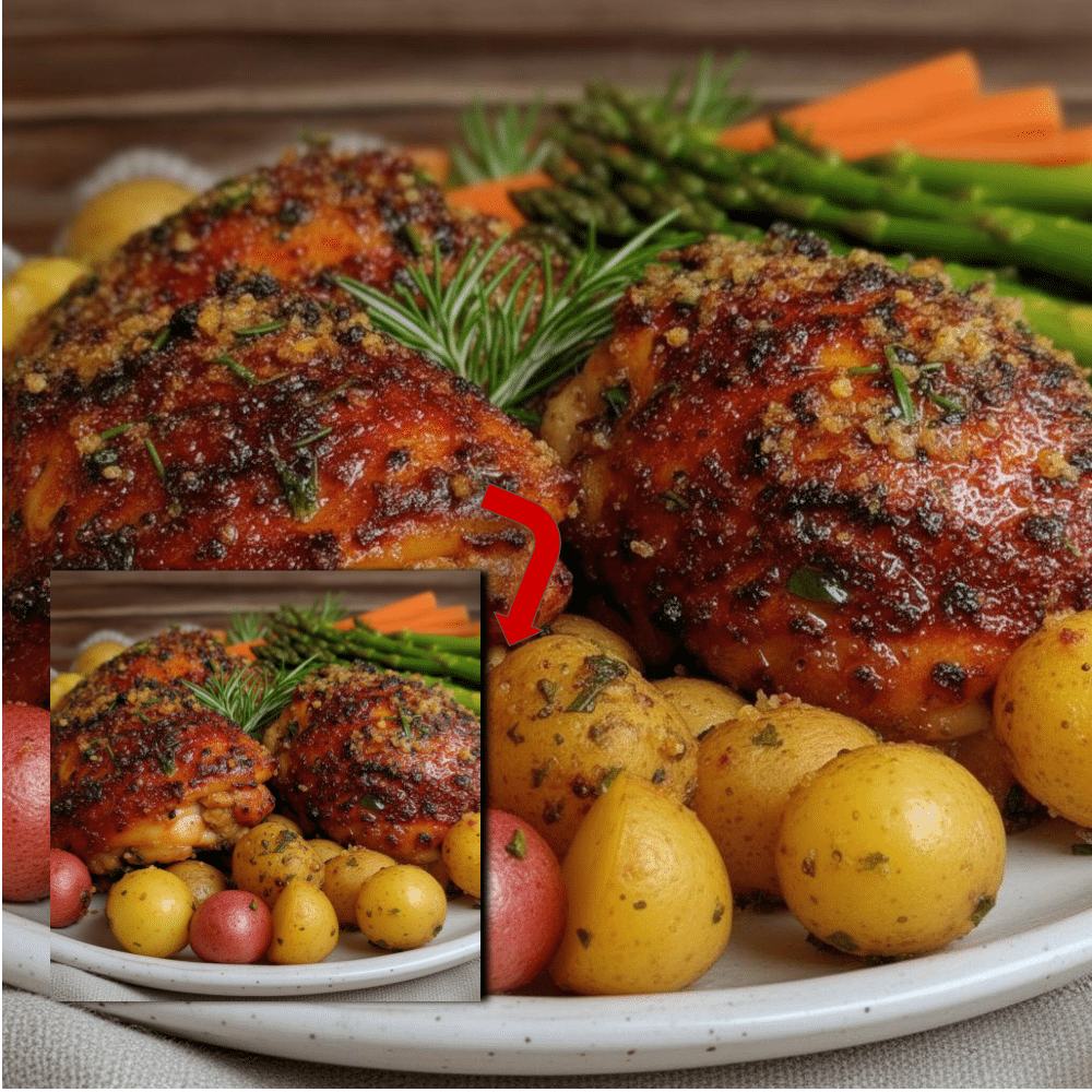 Juicy Lemon Herb Baked Chicken Thighs Recipe 2 Juicy Lemon Herb Baked Chicken Thighs Recipe