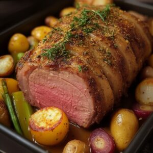 Lemon Herb Easter Roast Lamb Recipe