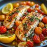 Easy Mediterranean Baked Fish Recipe (One Pan)