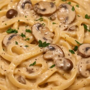 Creamy Mushroom Cream Sauce Pasta Recipe | Easy & Rich