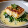 Perfect Pan Seared Halibut with Lemon Beurre Blanc