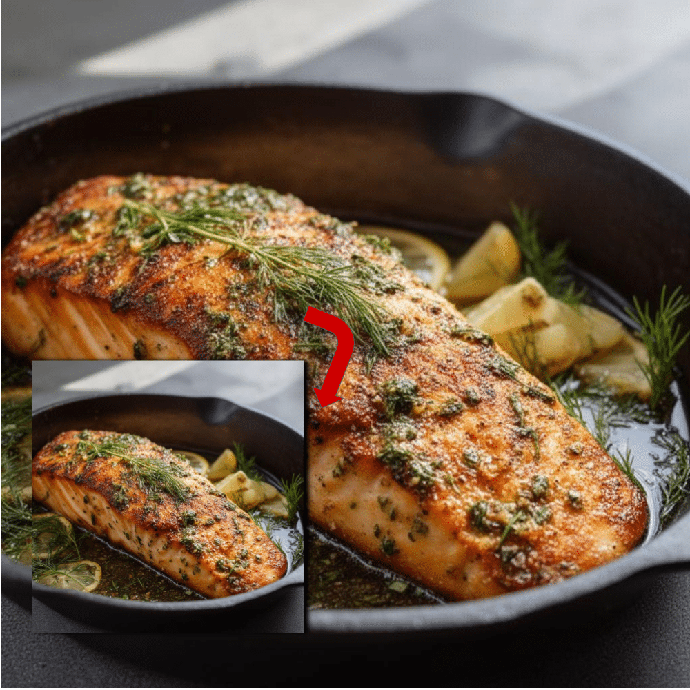 Crispy Pan Seared Salmon Recipe with Lemon 2 Crispy Pan Seared Salmon Recipe with Lemon