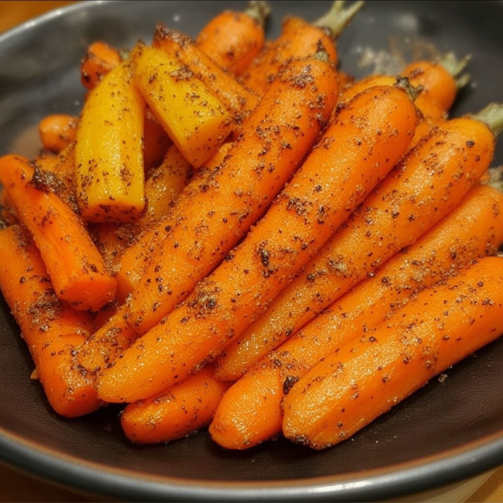 Crispy Roasted Carrots with Cumin (Easy Vegan Side)