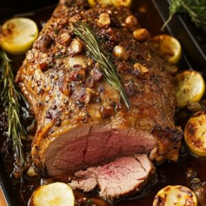 Perfect Roasted Leg of Lamb Recipe (Garlic & Herb)