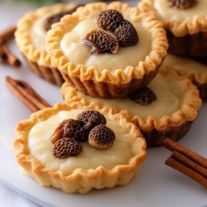 Savory Morel Mushroom Tarts (Mini Cream Tart Recipe) 3 Savory Morel Mushroom Tarts (Mini Cream Tart Recipe)