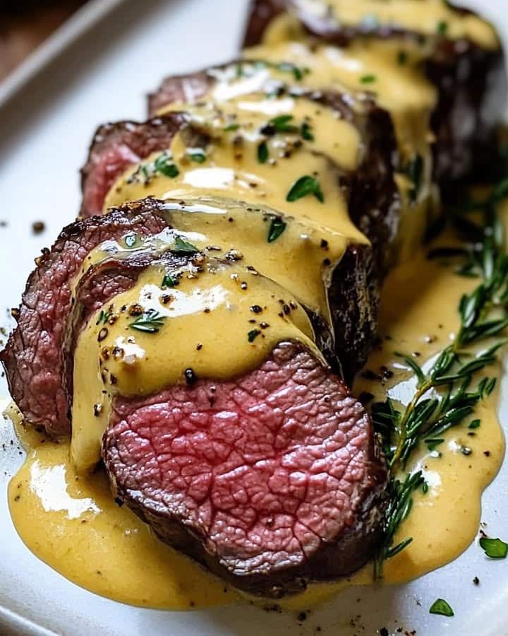 Seared Beef Tenderloin Béarnaise Recipe | Classic Bistro Dinner