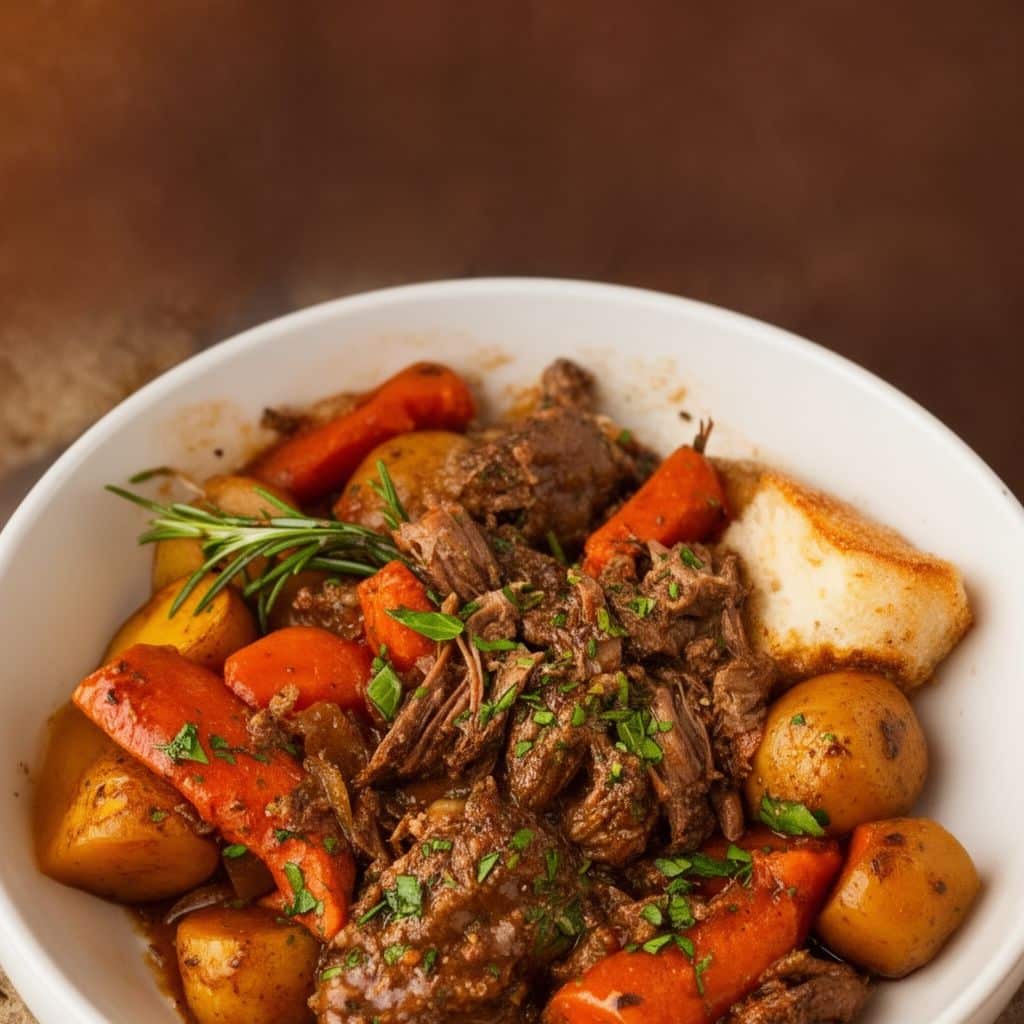 Best Slow Cooker Pot Roast Recipe (Tender Beef & Gravy)