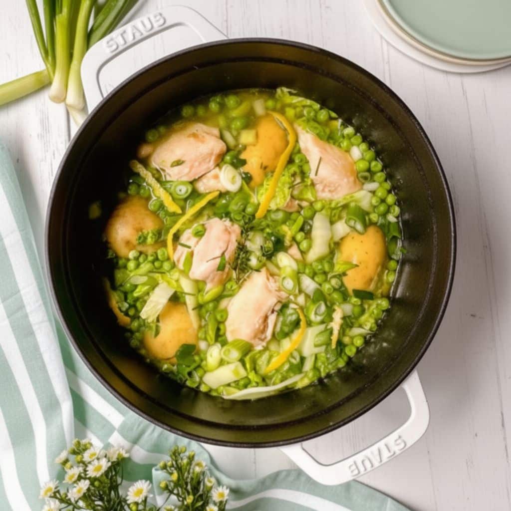 Easy Spring Chicken Stew Recipe (One Pot)