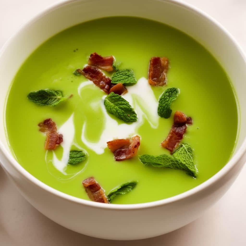 Spring Pea Soup with Crispy Beef & Mint | 40-Min Recipe