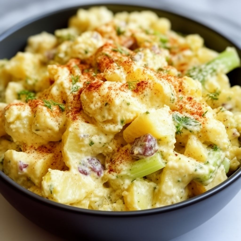 Creamy Spring Potato Salad with Beef Recipe