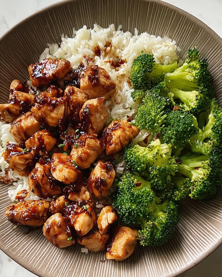 Sticky Teriyaki Chicken Rice Bowl Recipe (Better Than Takeout)