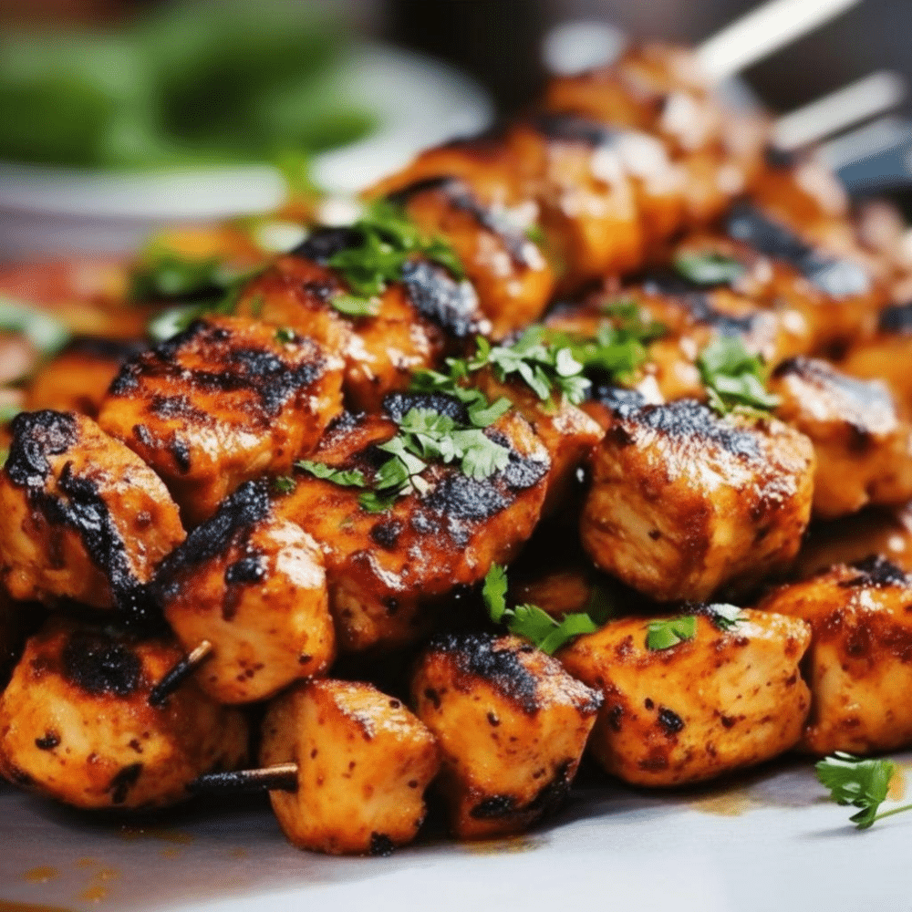 Juicy Tandoori Chicken Tikka Skewers Recipe 1 Juicy Tandoori Chicken Tikka Skewers Recipe
