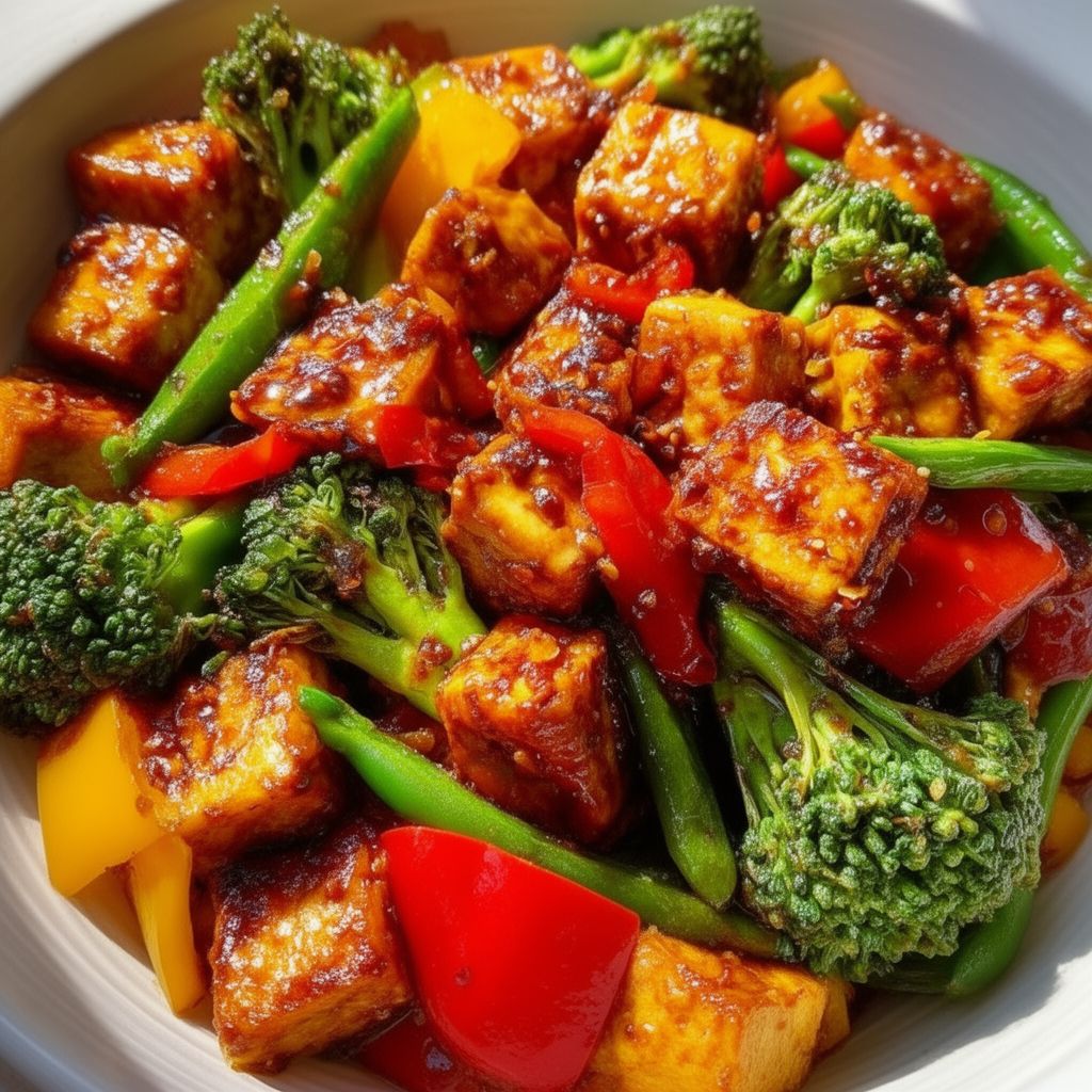 Tofu Stir-Fry Garlic Ginger Sauce: Quick & Crispy Recipe