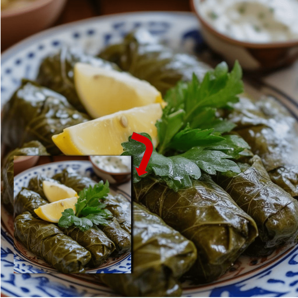 Traditional Greek Dolmades Recipe with Ground Beef 2 Traditional Greek Dolmades Recipe with Ground Beef