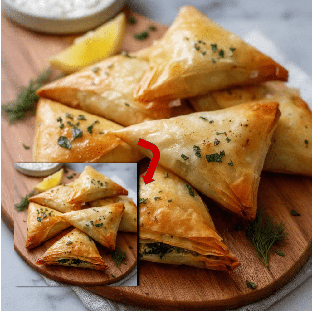 Traditional Spanakopita Triangles (Authentic Greek Recipe)