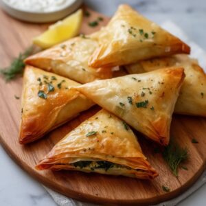Traditional Spanakopita Triangles (Authentic Greek Recipe)