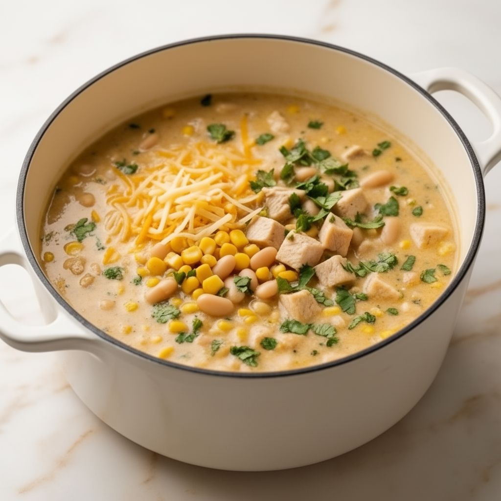 Best White Chicken Chili Recipe (Easy & Creamy) 1 Best White Chicken Chili Recipe (Easy & Creamy)