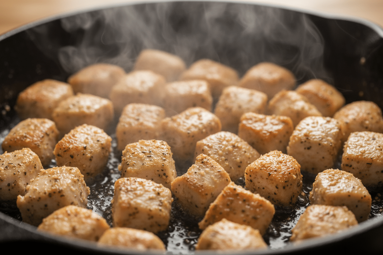 30-Minute Chicken & Spinach Rice Skillet: Easy One-Pan Dinner! preparation step 1