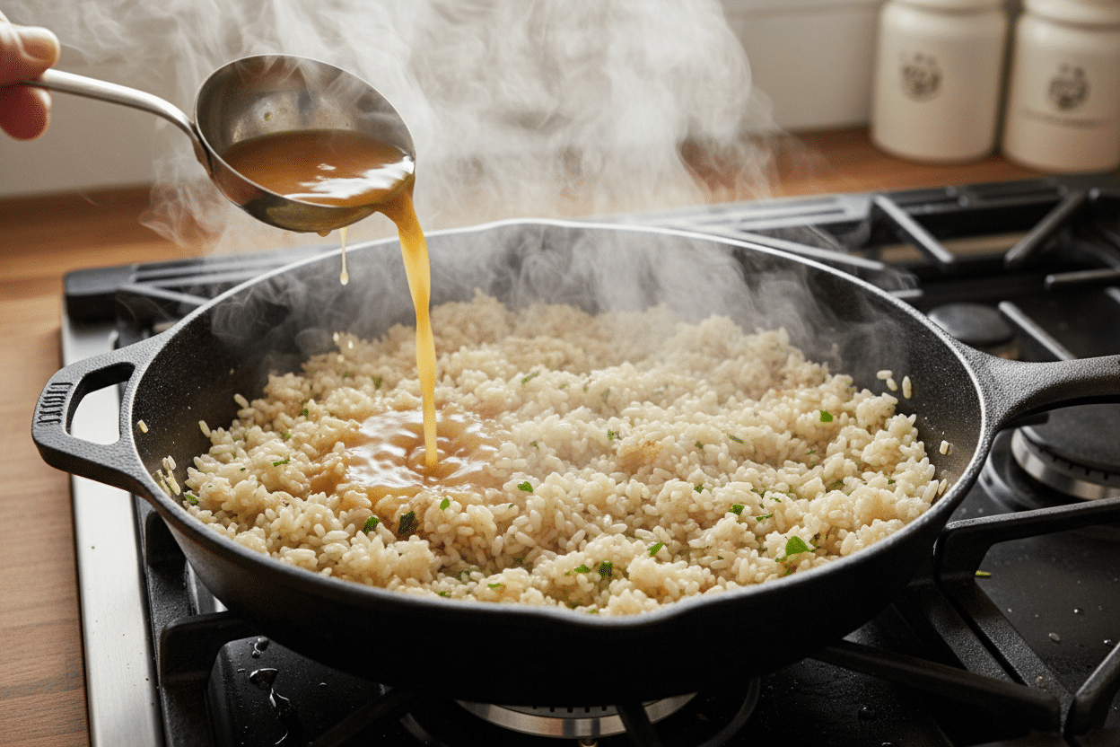 30-Minute Chicken & Spinach Rice Skillet: Easy One-Pan Dinner! preparation step 2