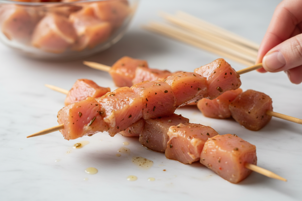 Authentic Greek Chicken Souvlaki Marinade preparation step 2