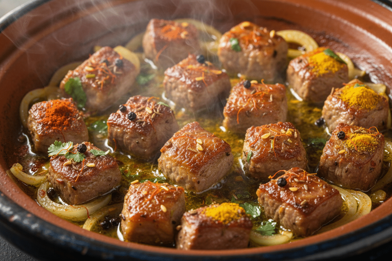 Authentic Moroccan Lamb Tagine Recipe preparation step 1