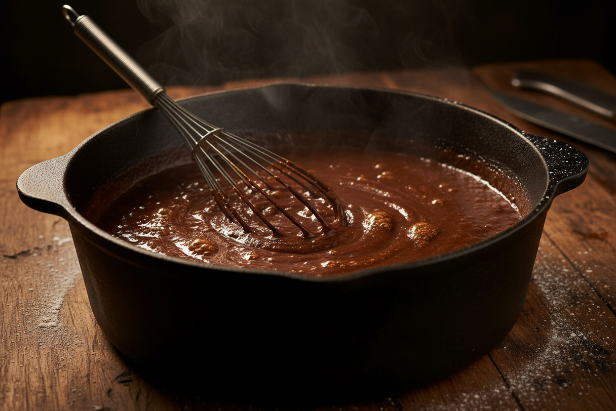 Authentic New Orleans Creole Gumbo with Shrimp and Beef Sausage preparation step 1