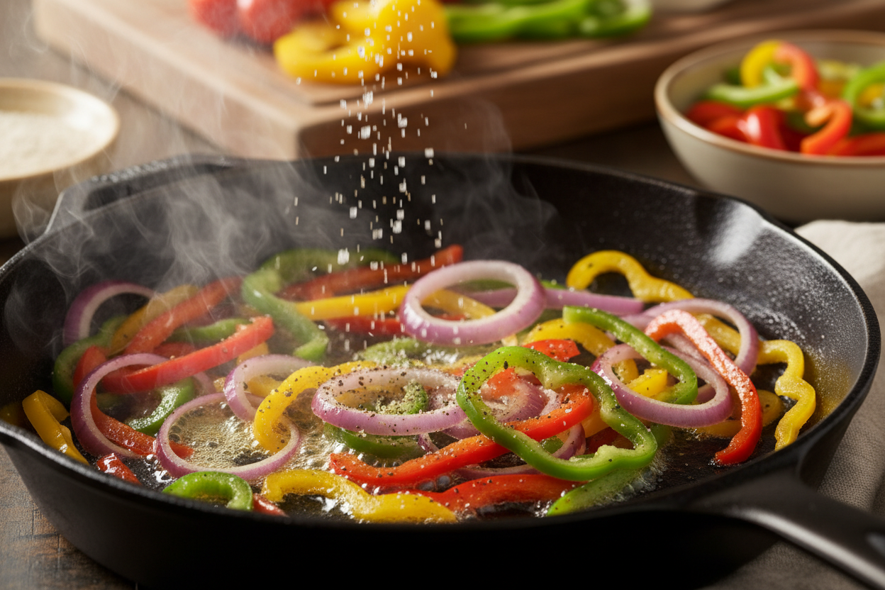 Chicken Fajita Bowl preparation step 2