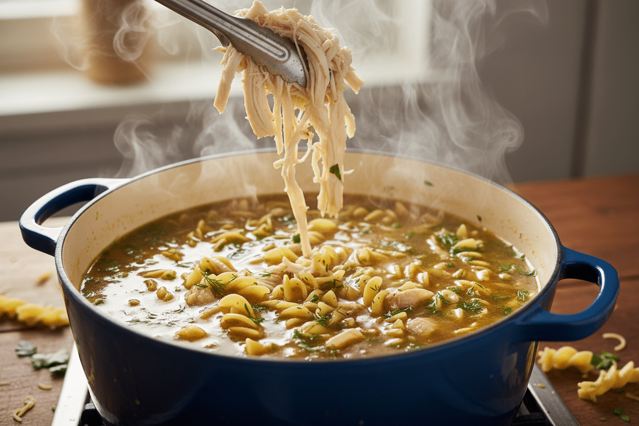 Homemade Chicken Noodle Soup Recipe | Ultimate Comfort Food 3 Chicken Noodle Soup preparation step 2