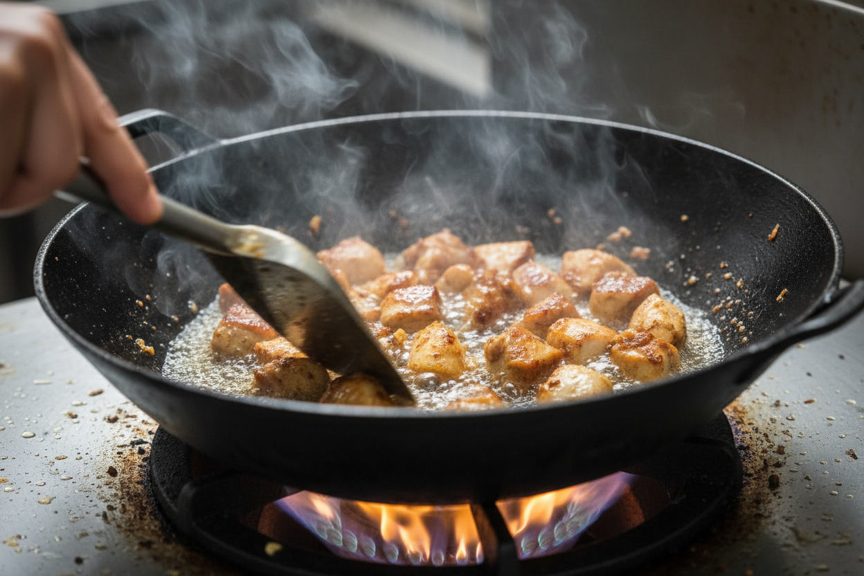 Cozy BBQ Chicken Rice preparation step 1