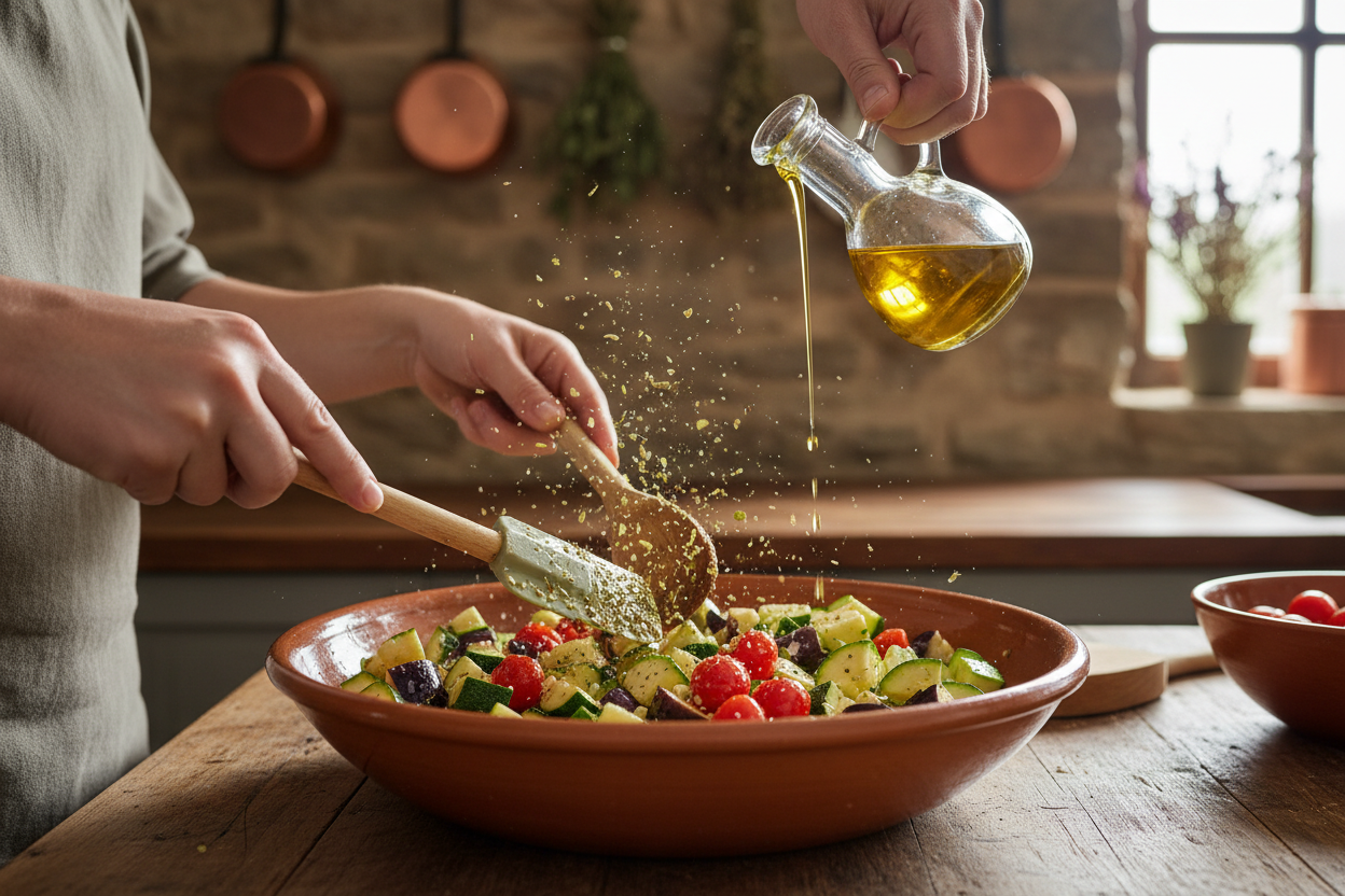 Cozy Roasted Vegetable Lasagna Recipe preparation step 1