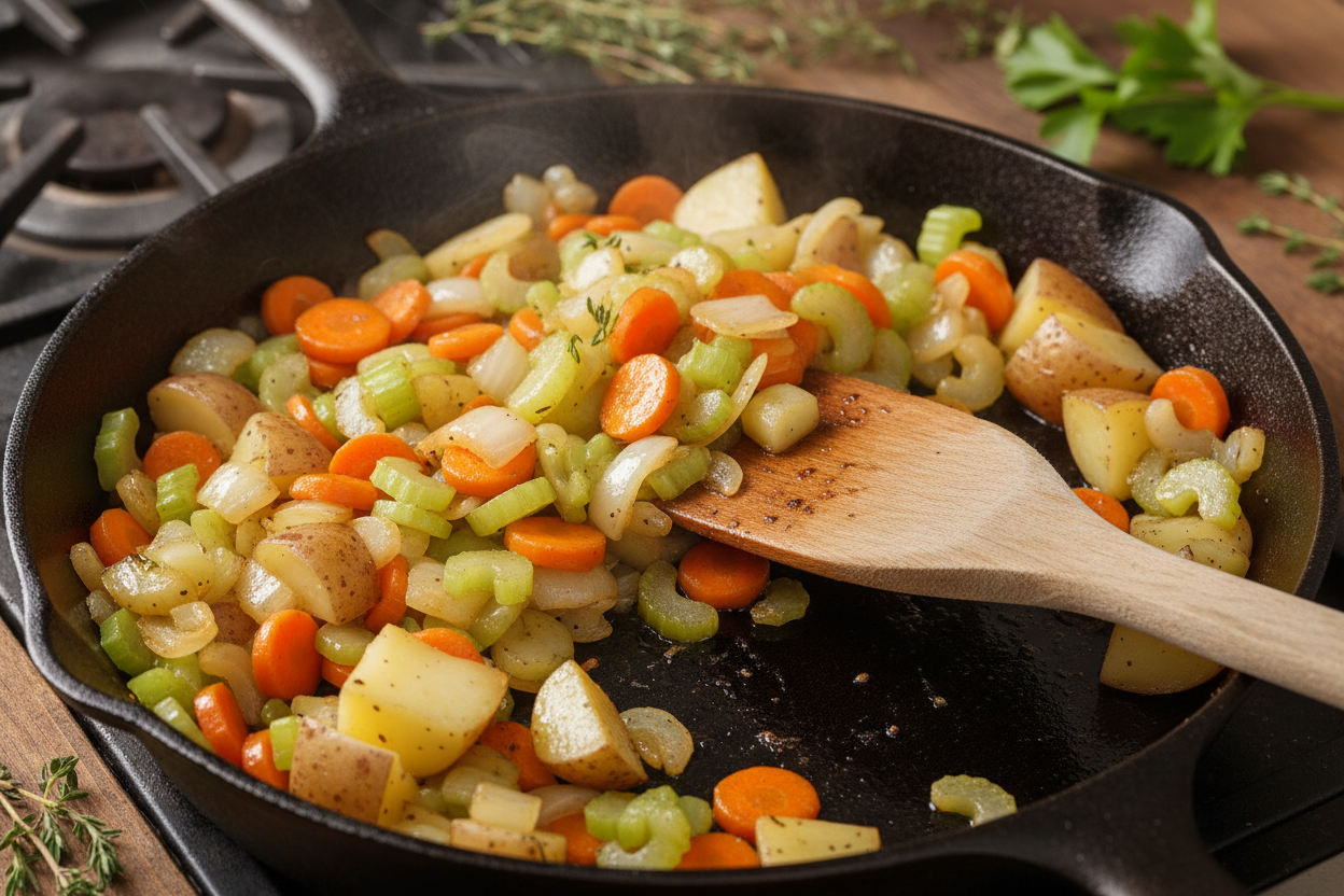 Cozy Up with Flaky Chicken Pot Pie preparation step 2