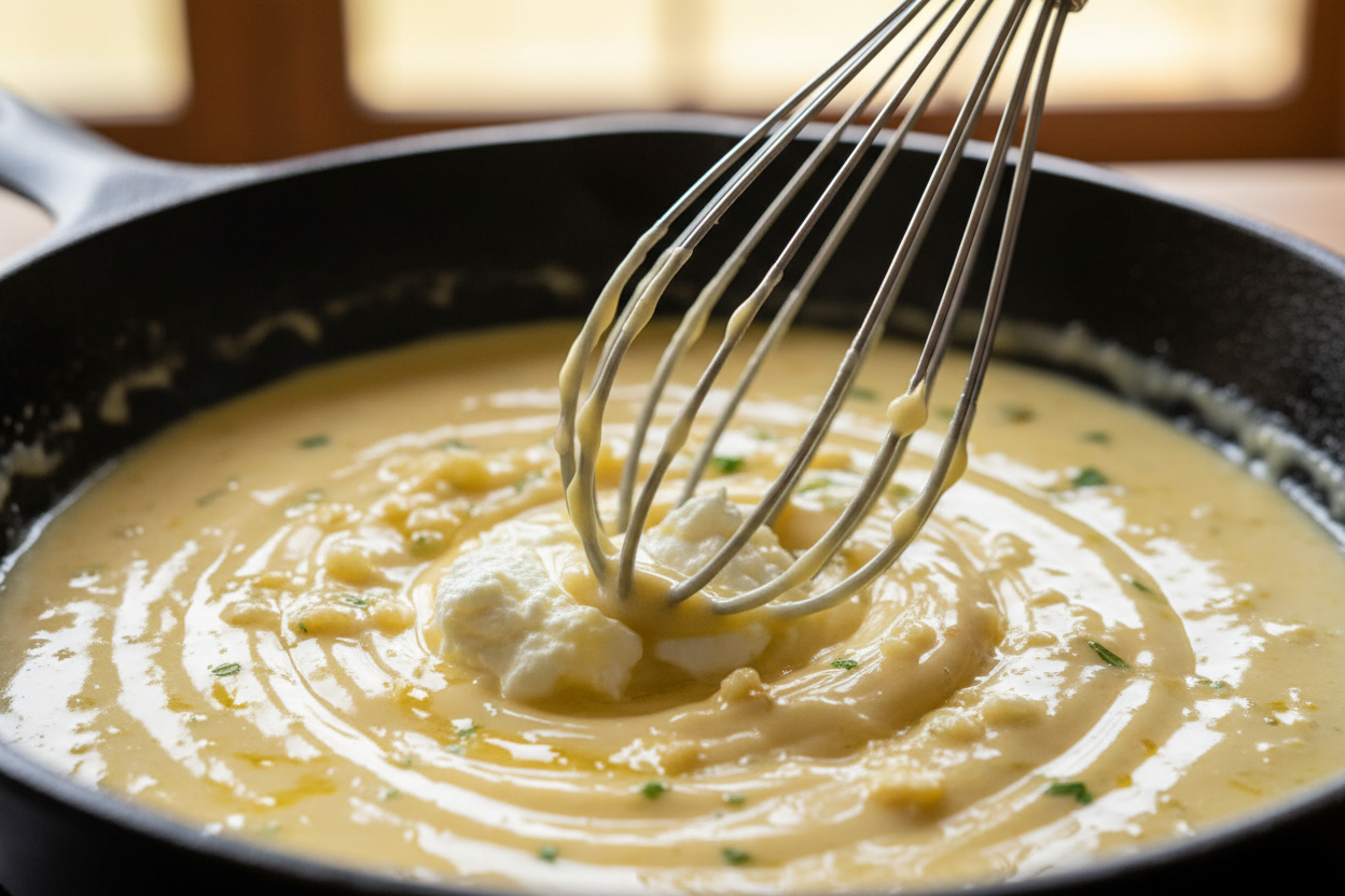 Creamy Lemon Butter Salmon preparation step 2