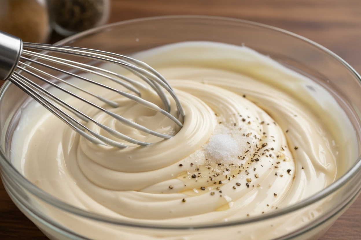 Creamy Peas and Pasta Salad preparation step 2