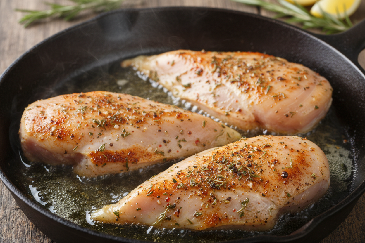 Creamy Pesto Chicken Pasta preparation step 1
