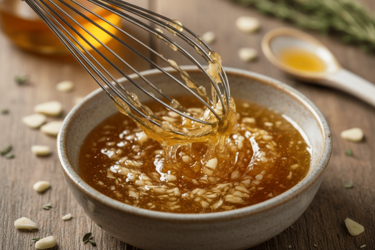 Crispy Roasted Radishes with Honey & Garlic preparation step 2