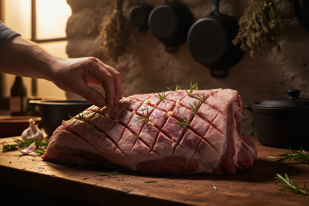 Delicious Slow Cooked Lamb Shoulder Recipe preparation step 1