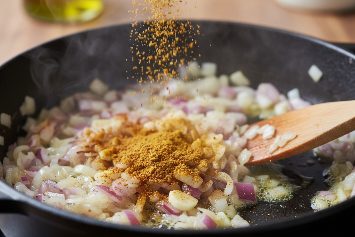 Easy Chicken Curry with Potatoes preparation step 2