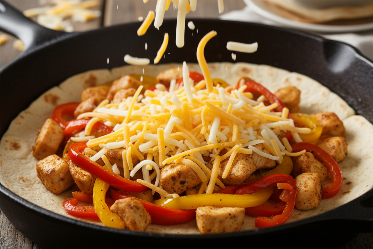 Easy Chicken Quesadilla Recipe preparation step 1