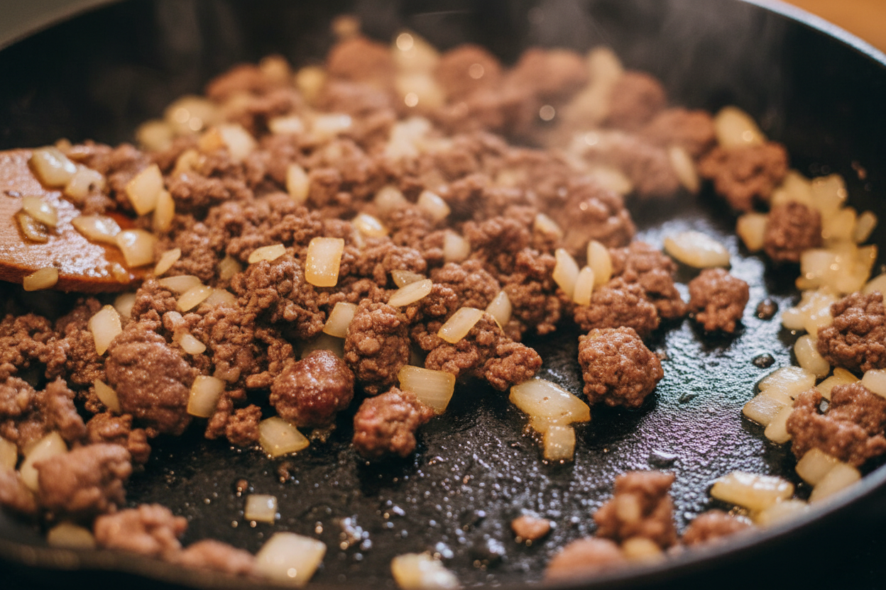 Easy Ground Beef Shepherd's Pie Recipe (Classic Dinner) 2 Easy Ground Beef Shepherd's Pie preparation step 1