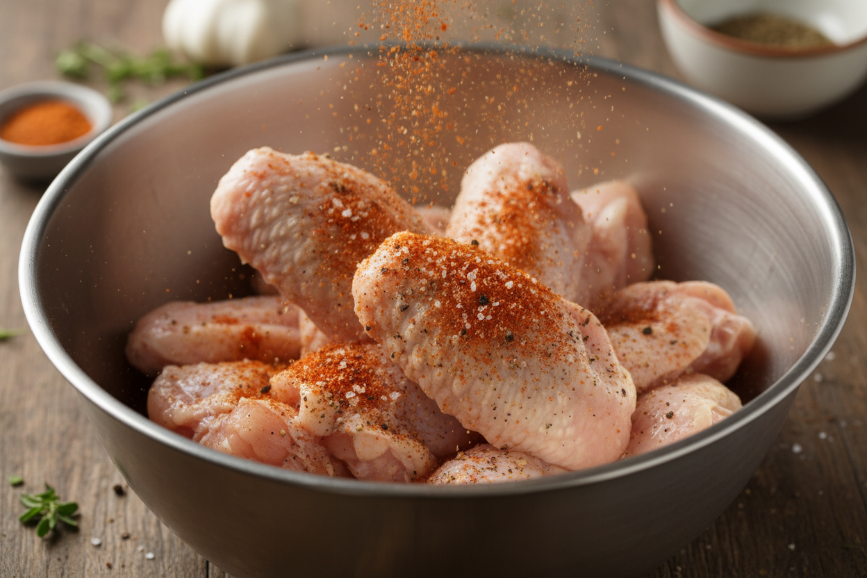 Easy Oven Baked Chicken Wings preparation step 1