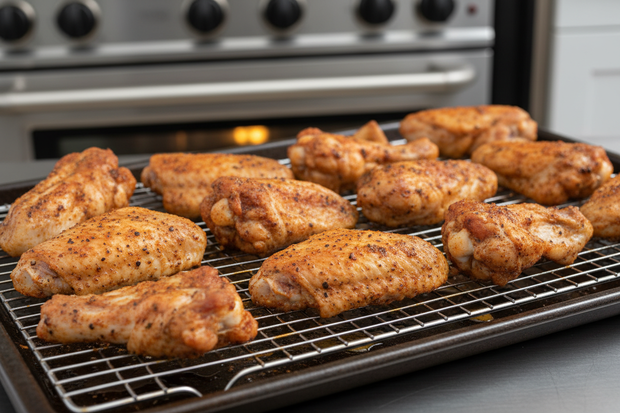 Easy Oven Baked Chicken Wings preparation step 2