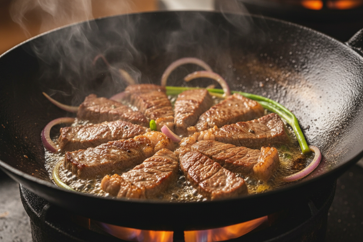 Easy Pepper Steak Stir-Fry with Bell Peppers preparation step 1