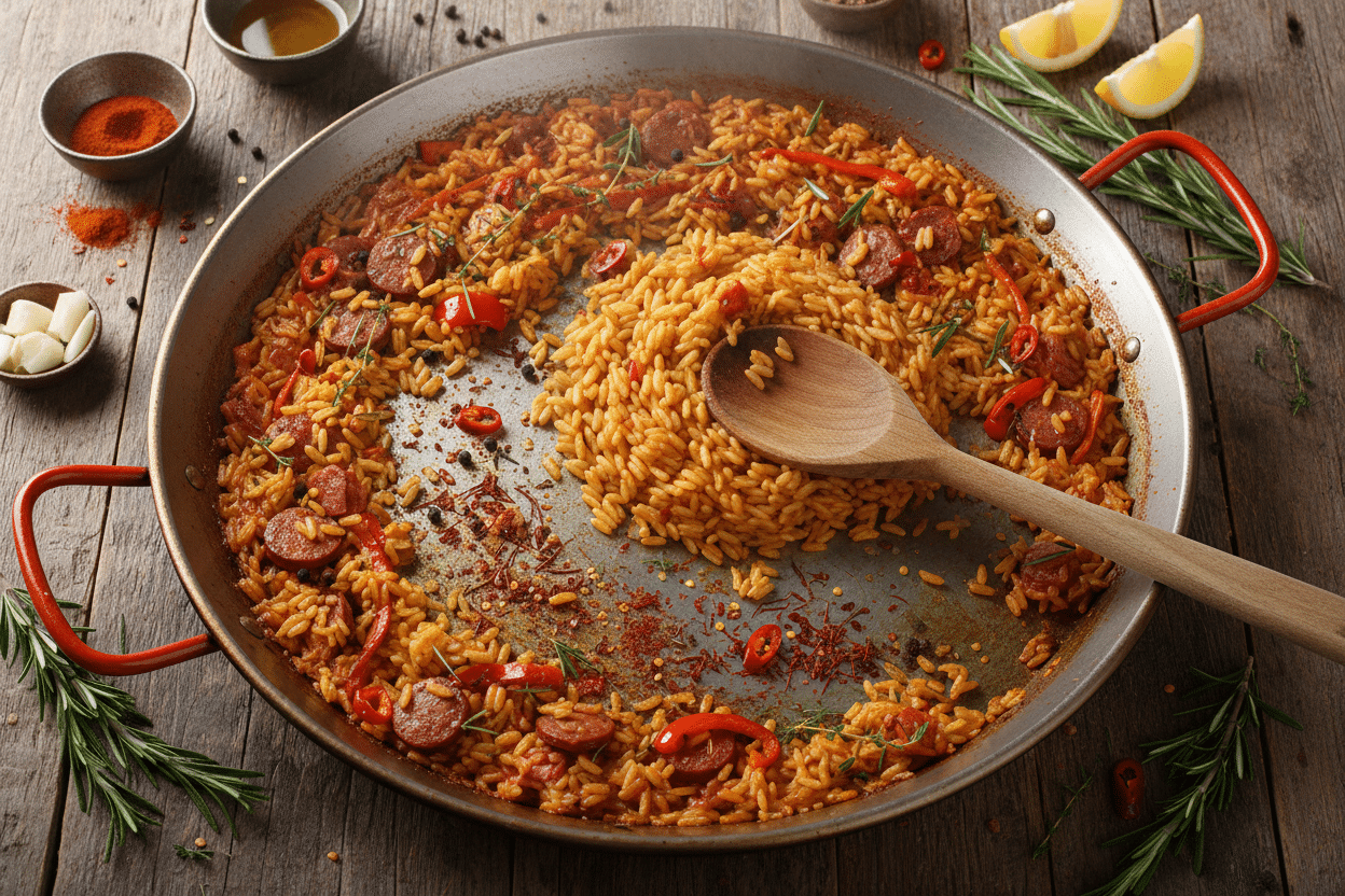 Easy Spanish Vegetable Paella: Ultimate Delicious Vibrant Dinner preparation step 2