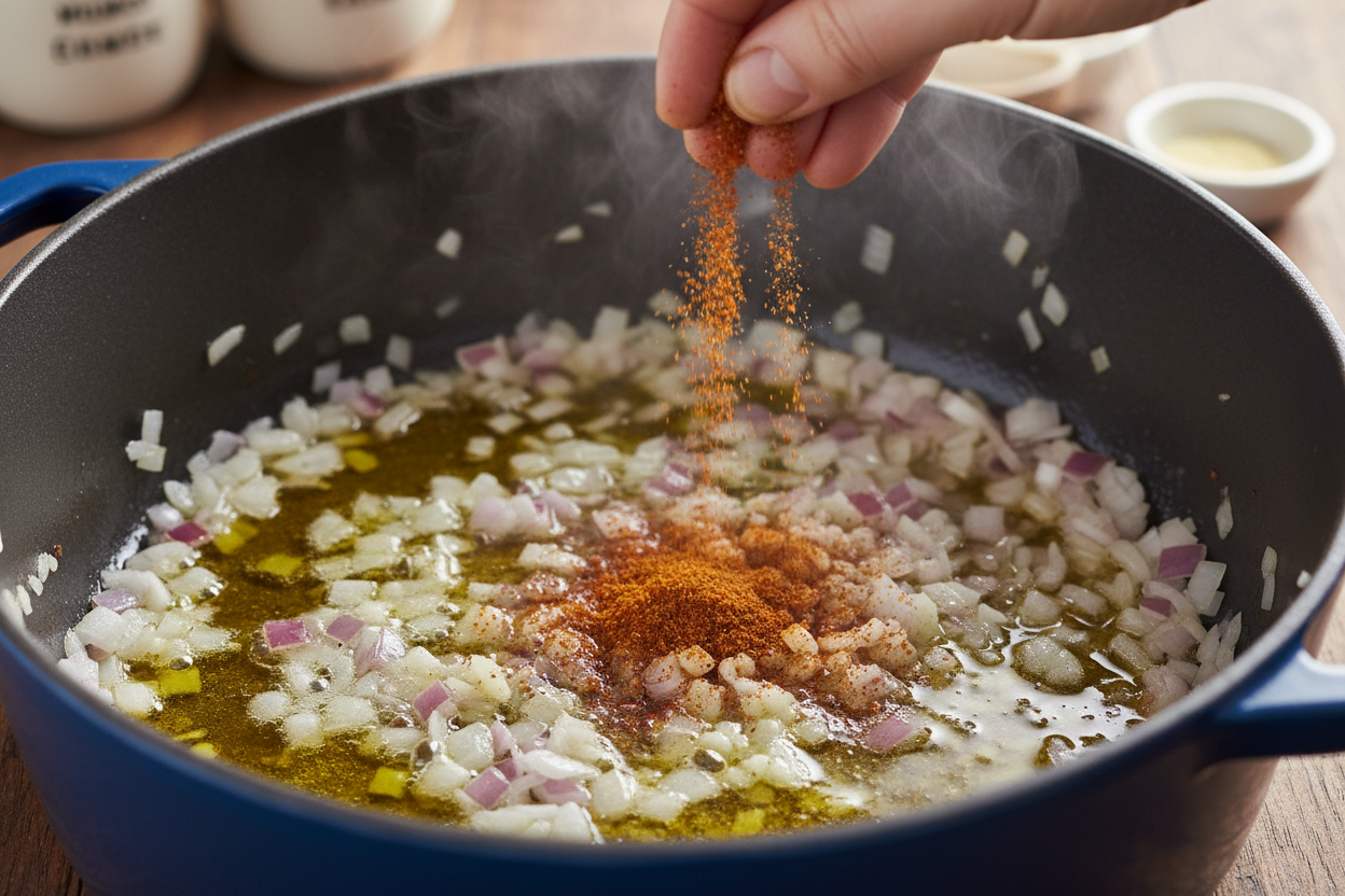 Easy White Chicken Chili preparation step 1