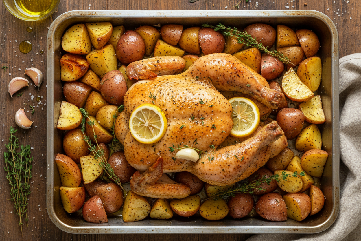 Easy Whole Roasted Chicken Recipe preparation step 2