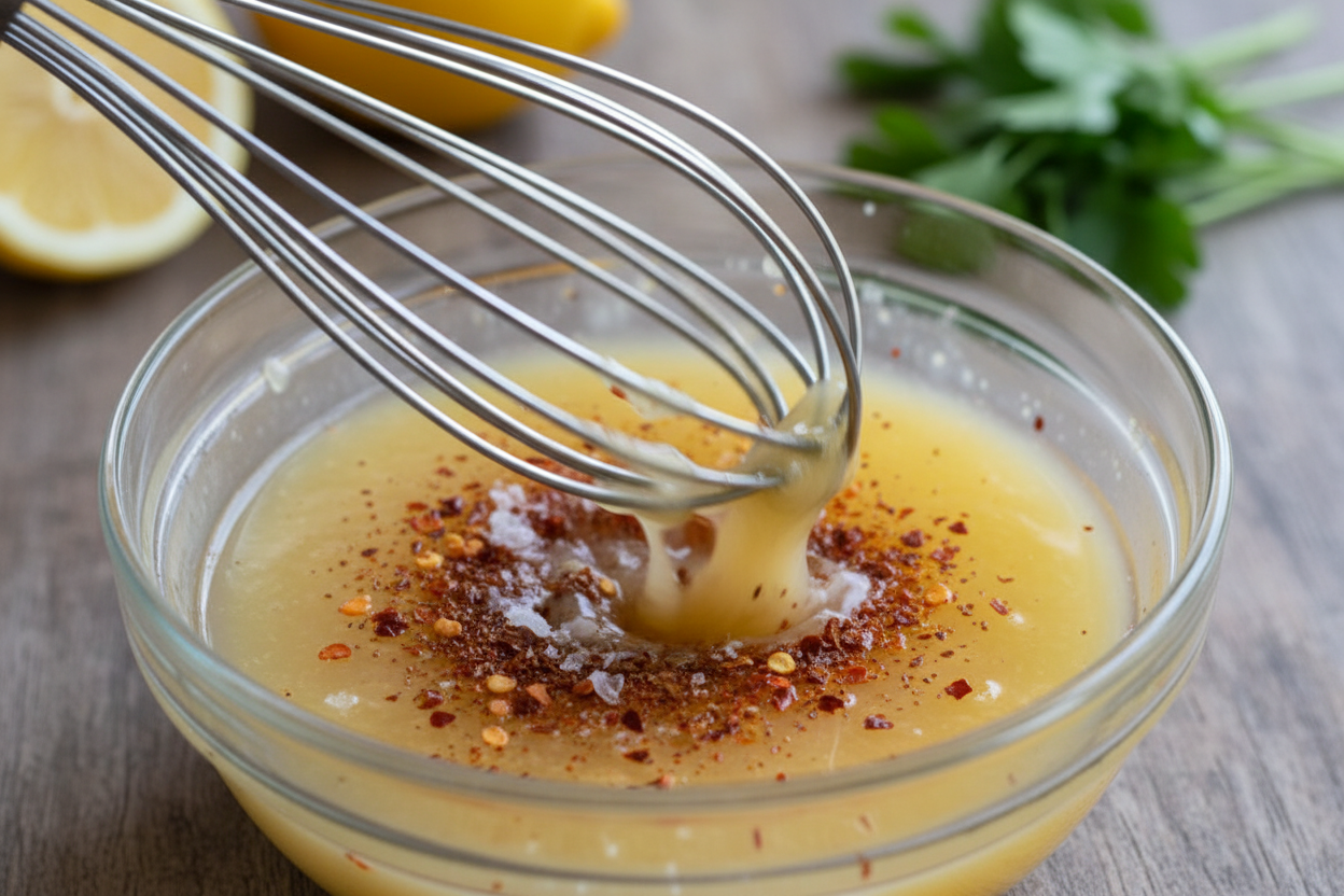 Fava Beans and Chickpea Salad preparation step 2