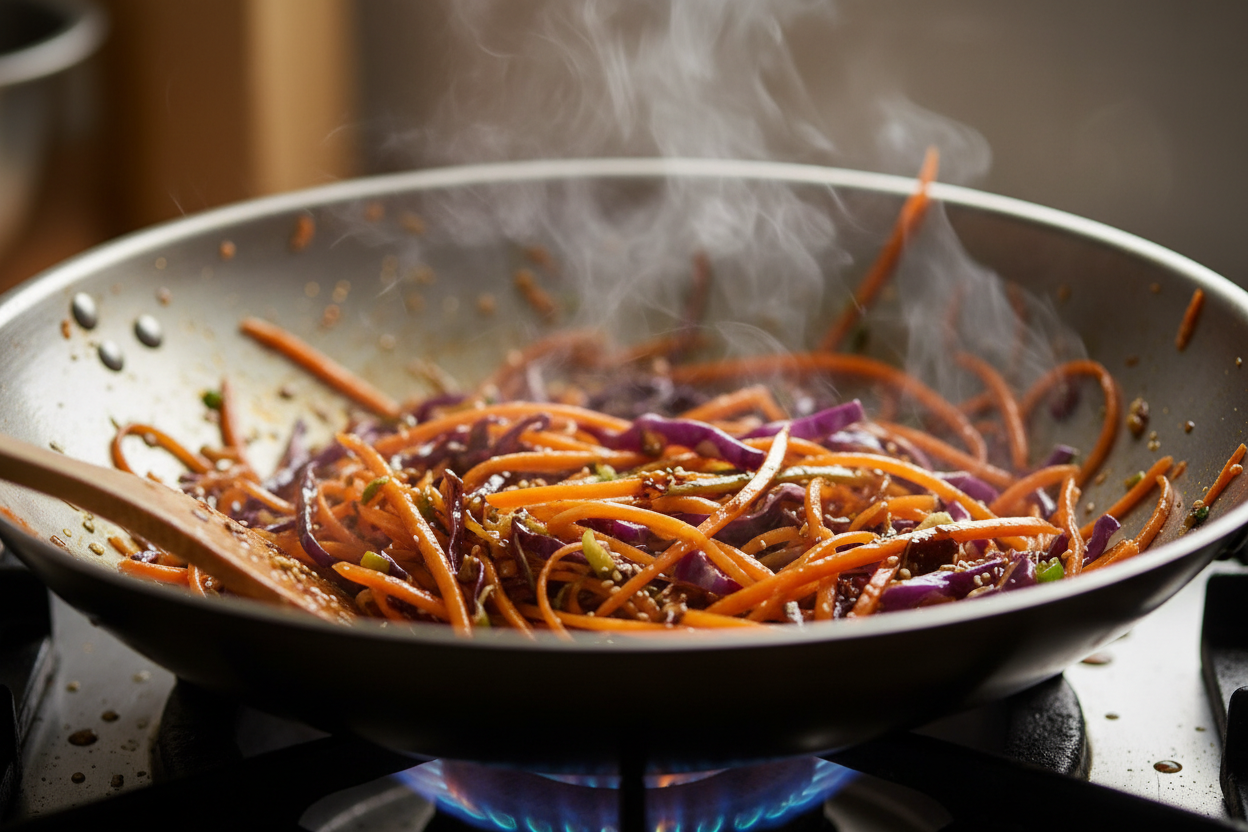 Fried Vegetable Spring Rolls preparation step 2
