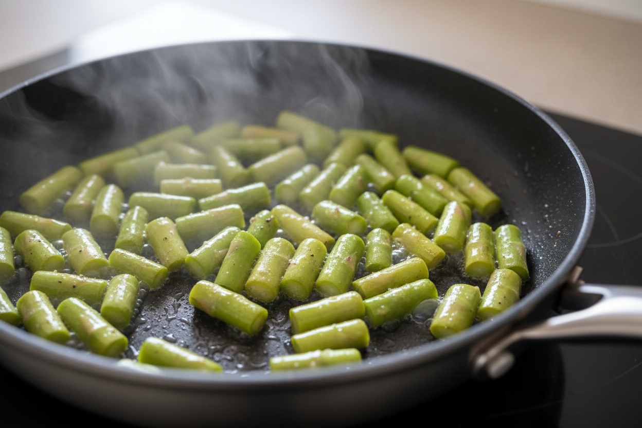 Gluten-Free Asparagus And Feta Omelette preparation step 1