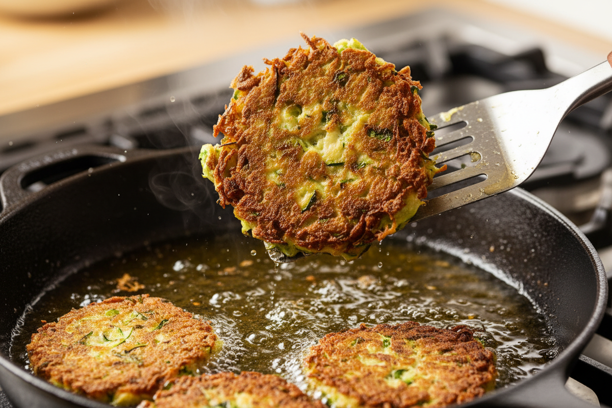 Gluten-Free Zucchini Fritters preparation step 2